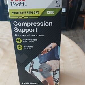 CVS Health Gray Knee Compression Support